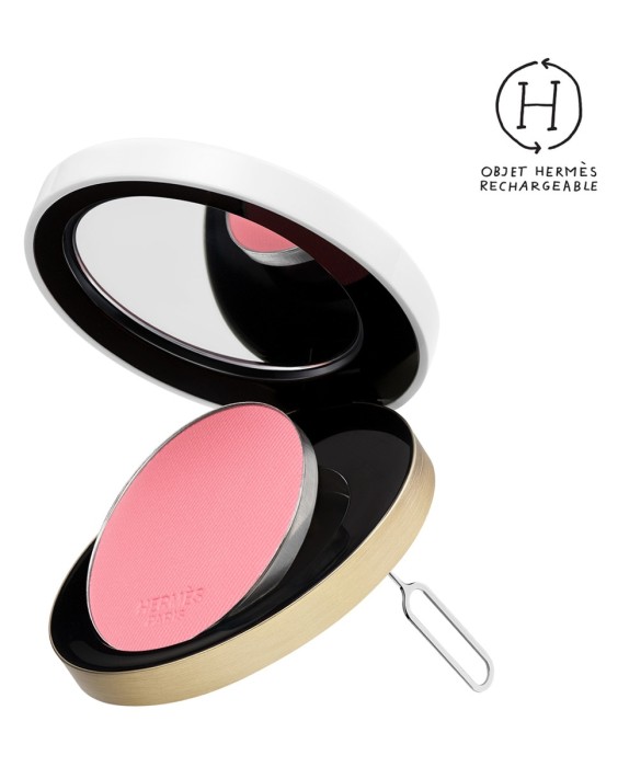 Hermès Silky Blush Rose Сменный блок для пудровых румян