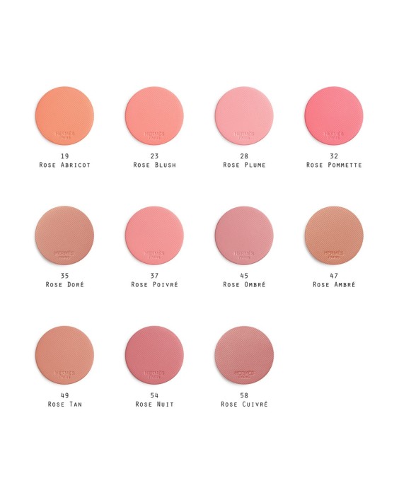 Hermès Silky Blush Rose Сменный блок для пудровых румян