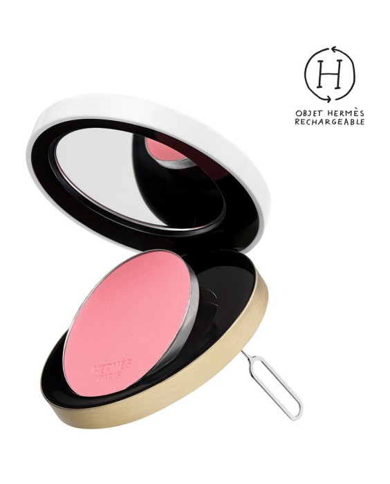 Hermès Silky Blush Rose Сменный блок для пудровых румян