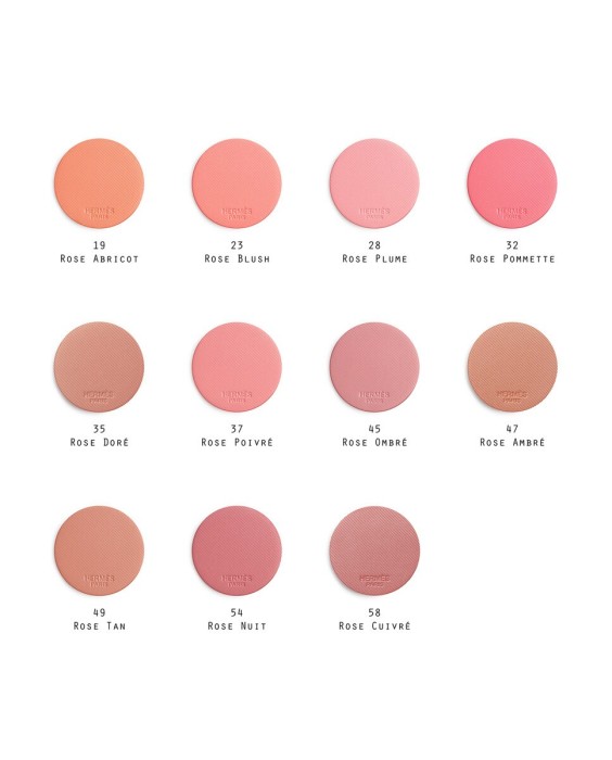 Hermès Silky Blush Rose Сменный блок для пудровых румян