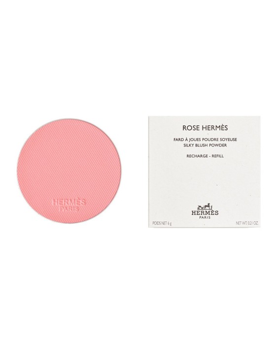 Hermès Silky Blush Rose Сменный блок для пудровых румян