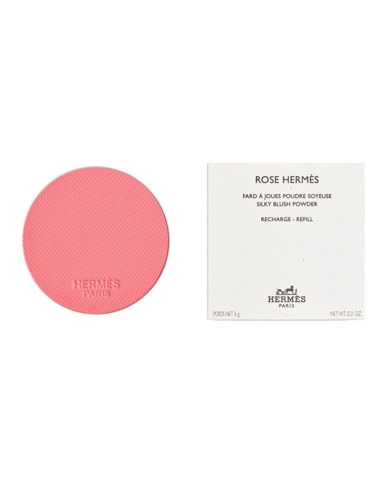 Hermès Silky Blush Rose Сменный блок для пудровых румян