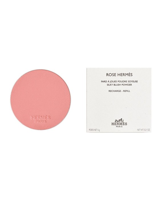 Hermès Silky Blush Rose Сменный блок для пудровых румян