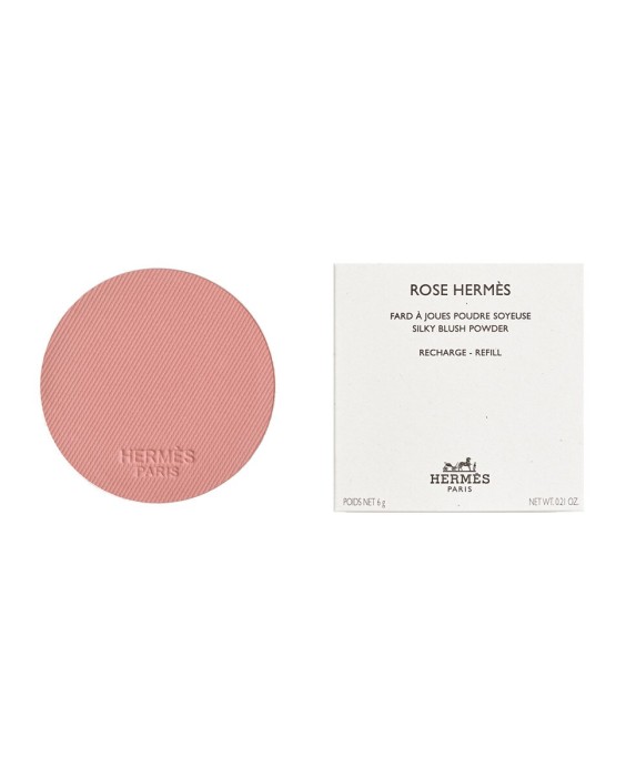 Hermès Silky Blush Rose Сменный блок для пудровых румян