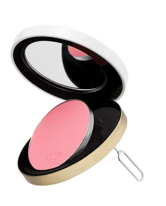 Hermès Silky Blush Rose Сменный блок для пудровых румян