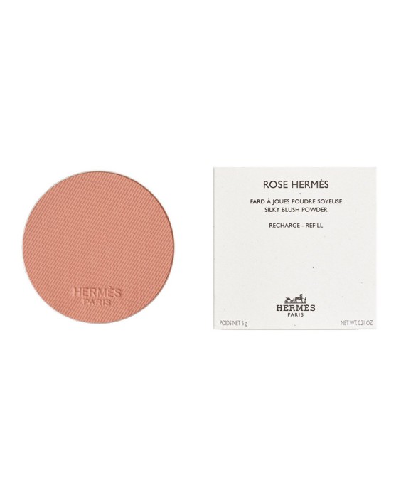 Hermès Silky Blush Rose Сменный блок для пудровых румян