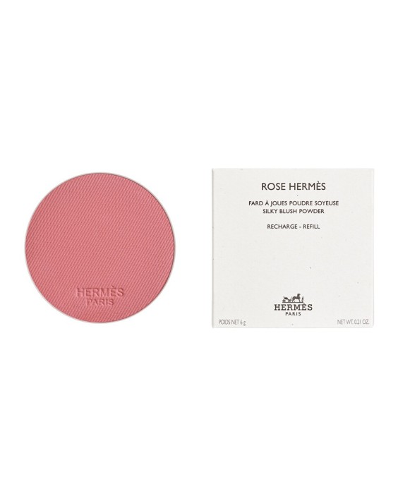 Hermès Silky Blush Rose Сменный блок для пудровых румян