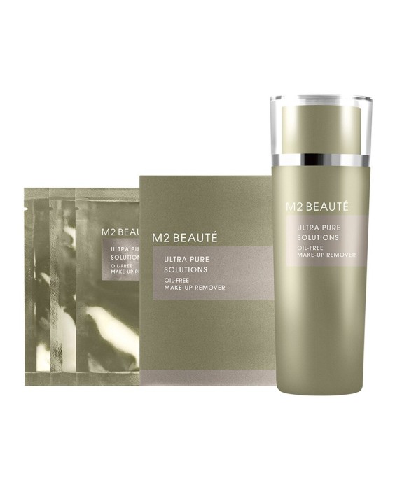 Loción limpiadora 2-en-1 Ultra Pure Solutions Oil-Free Eye Make Up Remover 150 ml M2 Beauté