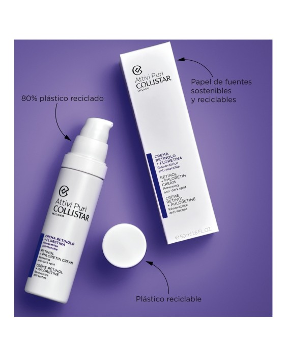 Crema Retinol + Floretina Attivi Puri 50 ml Collistar