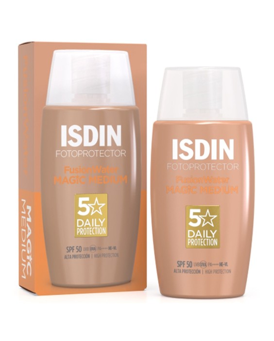 Fotoprotector Isdin Fusion Water Color SPF50 Medium 50 ml Isdin