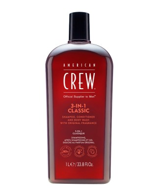 Champú 3 en 1 classic 250 ml American Crew
