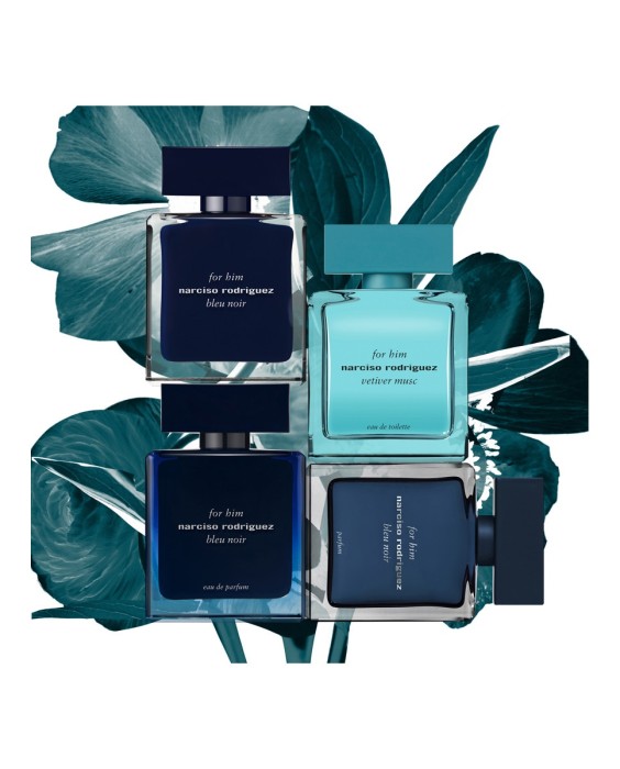 Estuche de regalo Bleu Noir for him Eau de Parfum 100 ml + Shower gel 50 ml + Eau de Parfum 10 ml Narciso Rodriguez