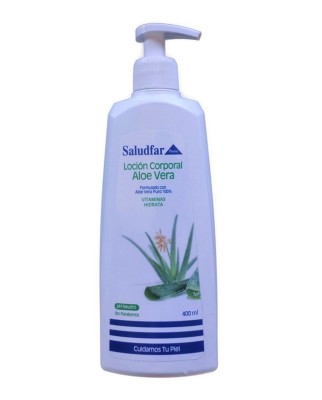 Loción Corporal Aloe Vera 400 ml Saludfar