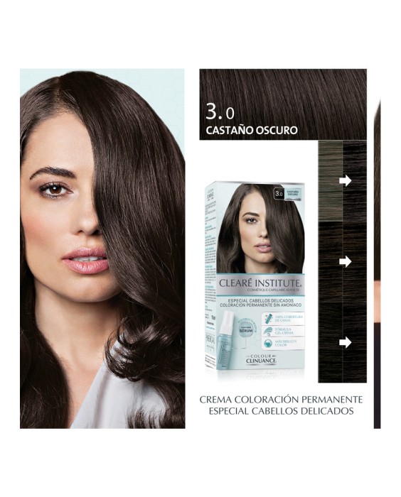 Coloración Permanente Colour Clinuance Cabellos Delicados Clearé Institute
