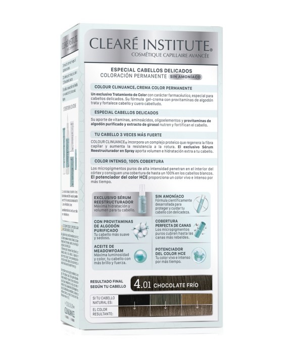 Coloración Permanente Colour Clinuance Cabellos Delicados Clearé Institute