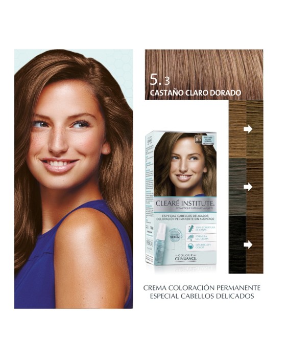 Coloración Permanente Colour Clinuance Cabellos Delicados Clearé Institute