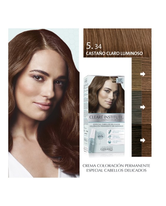 Coloración Permanente Colour Clinuance Cabellos Delicados Clearé Institute