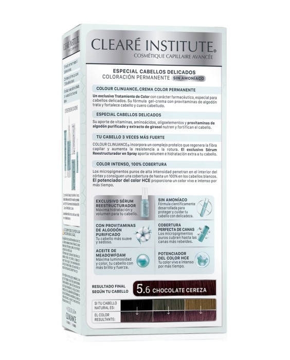 Coloración Permanente Colour Clinuance Cabellos Delicados Clearé Institute