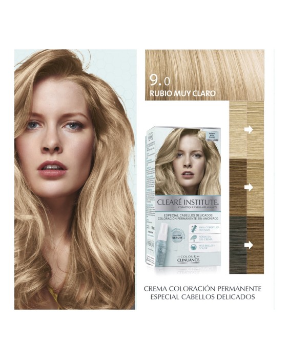 Coloración Permanente Colour Clinuance Cabellos Delicados Clearé Institute