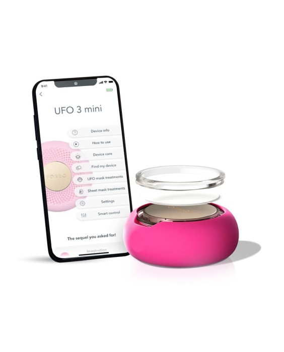 UFO™ 3 mini - Hidratación facial profunda 4 en 1 Fuchsia FOREO