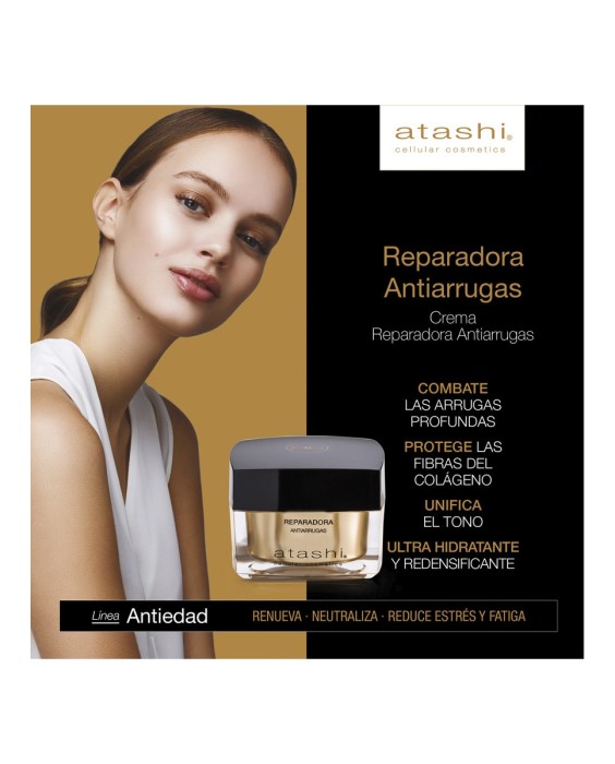 Crema Cellular Antiedad Reparadora Antiarrugas 50 ml Atashi