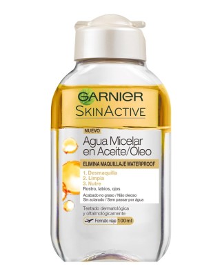 Agua micelar bifásica con Aceite de Argán 100 ml Garnier