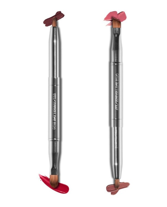 Dúo de Brochas de Doble Punta para Labios y Ojos Otis Batterbee