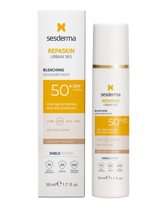 Repaskin Urban 365 Despigmentante SPF50+ Sesderma Солнцезащитный крем для лица против пигментации