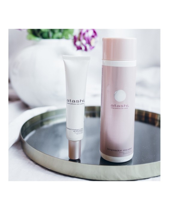 Limpiador Micelar Facial Nutritivo Firmeza Luminosidad 250 ml Atashi