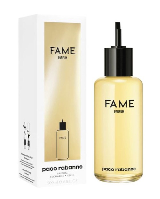 Recarga Eau de Parfum Fame Refill Bottle 200 ml Rabanne