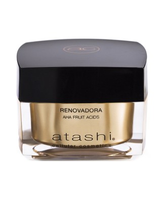 Crema Cellular Renovadora Antiedad Aha Fruit Acids Ácido Glicólico 50 ml Atashi
