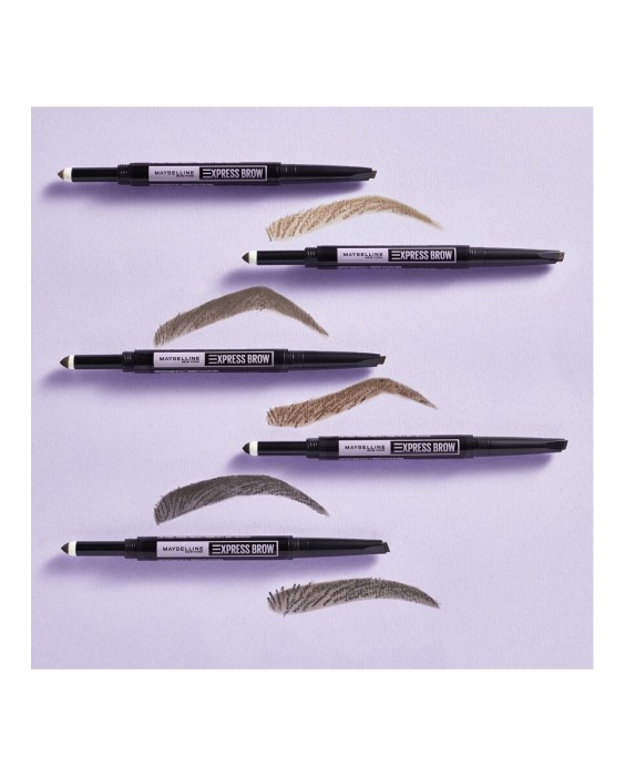 Lápiz de cejas automático Express Brow Satin Duo Maybelline