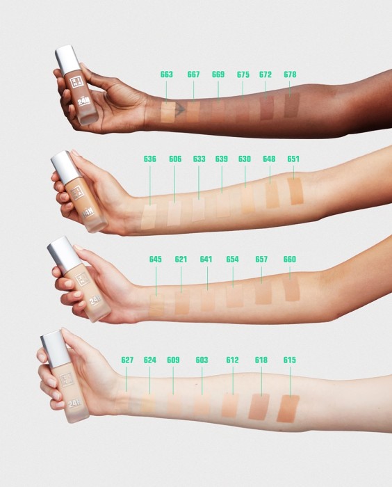 Base de maquillaje The 24H Foundation 3INA