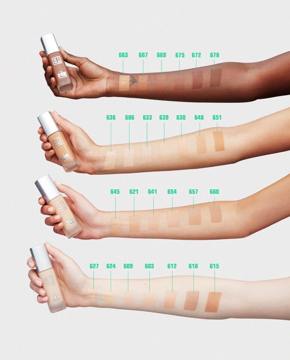 Base de maquillaje The 24H Foundation 3INA