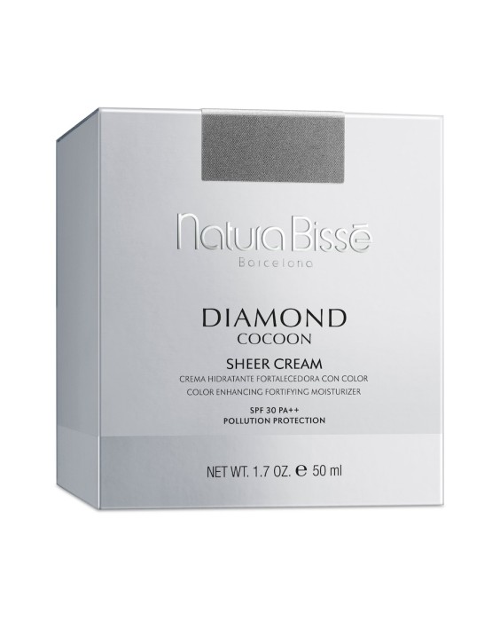 Crema hidratante fortalecedora con color Diamond Cocoon Sheer Cream SPF 30 PA++ 50 ml Natura Bissé