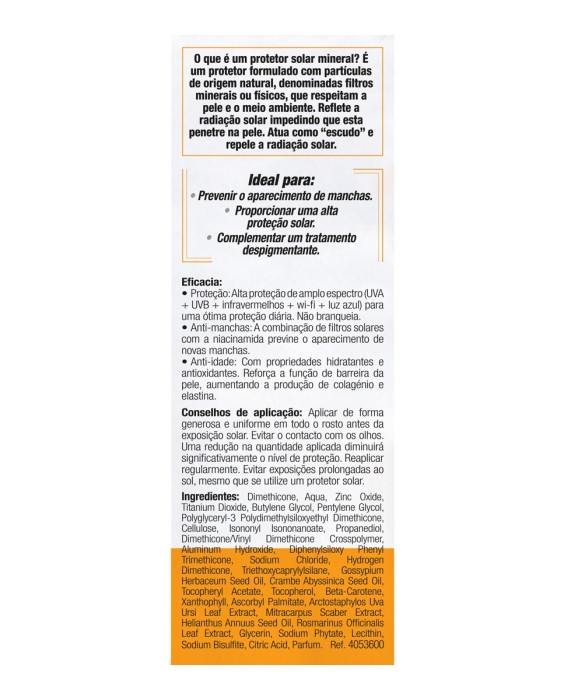 Fotoprotector Mineral SPF50, 50 ml Bella Aurora