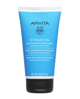 Acondicionador Hidratante Todo Tipo Cabello Ácido Hialurónico &amp; Aloe Apivita