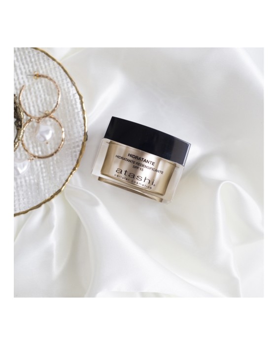 Crema Cellular de Día Antiedad Hidratante Redensificante Spf 15 50 ml Atashi