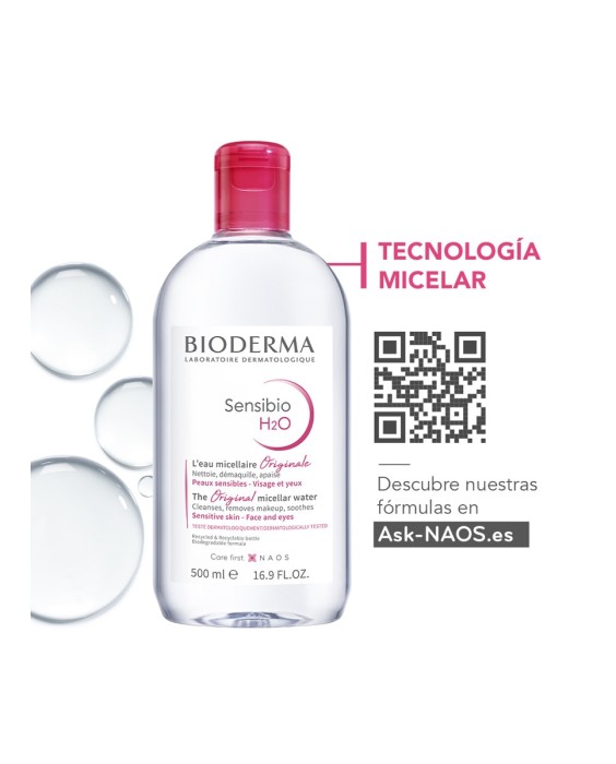 Solución Micelar Sensibio H2o Piel Sensible 500 ml Bioderma