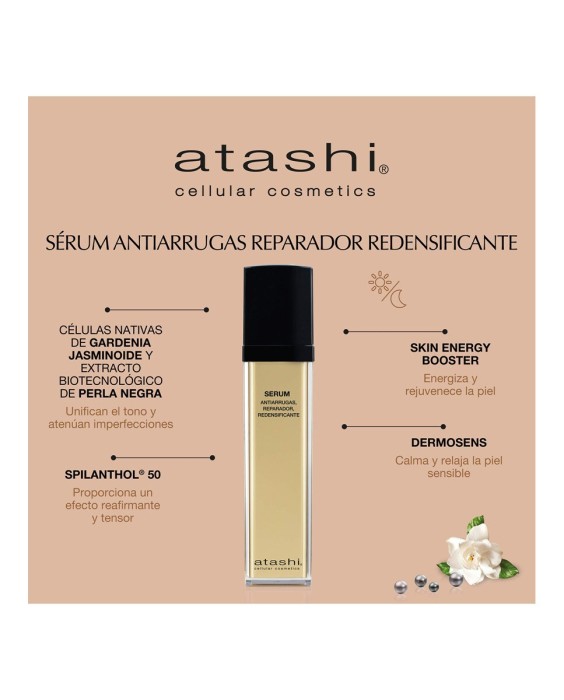 Sérum Cellular Antiedad Reparador Redensificante Antiarrugas 50 ml Atashi