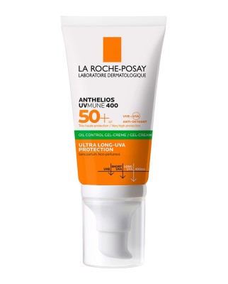 Protector Solar Rostro Anthelios Toque Seco SPF50+ Piel Sensible 50 ml La Roche-Posay
