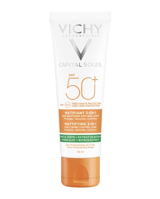 Protección facial Matificante 3 en 1 Capital Soleil 50 ml Vichy