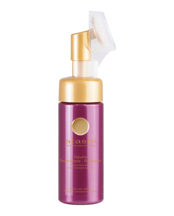 Espuma Limpiadora Antioxidante Longetive Purificante Ácigo Glicólico 150 ml Atashi