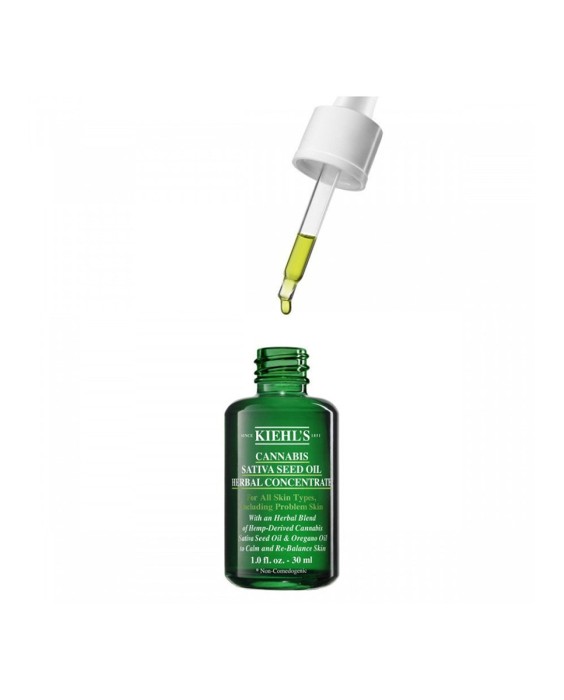 Kiehl's Cannabis Sativa Seed Oil Herbal Concentrate 30мл Сыворотка для лица