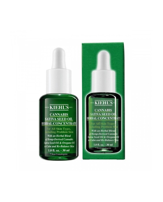 Kiehl's Cannabis Sativa Seed Oil Herbal Concentrate 30мл Сыворотка для лица