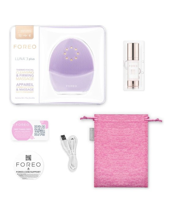 LUNA™ 3 plus - Dispositivo de limpieza facial con termoterapia y microcorrientes tonificantes Sensitive Skin