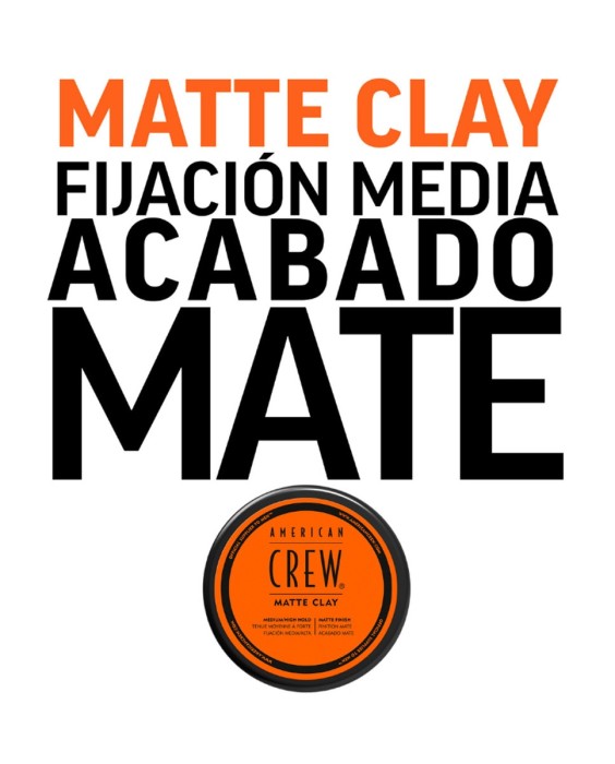 Arcilla de peinado AC Matte Clay 85 g American Crew