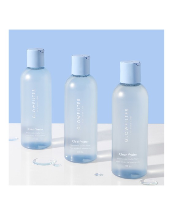 Agua micelar de niacinamida Clear Water Niacinamide Micellar Water 200 ml Glowfilter