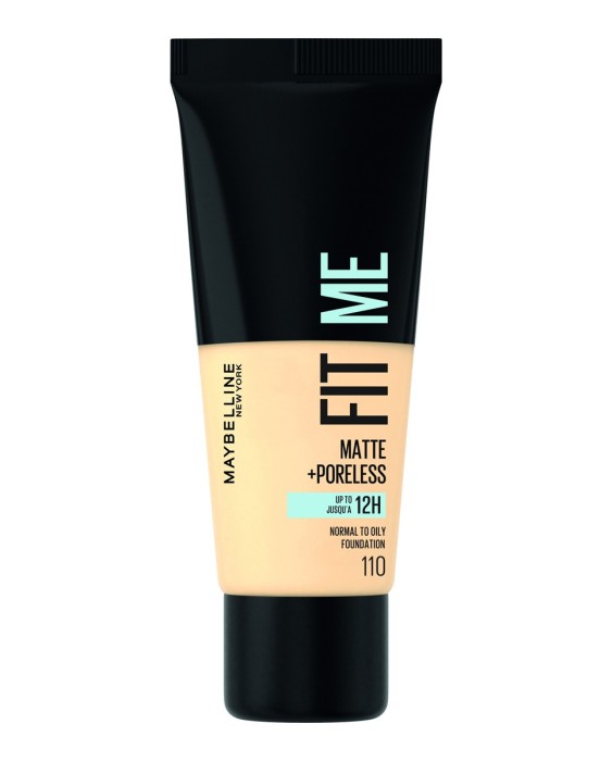 Base de maquillaje  Fit Me mate y afinaporos Maybelline