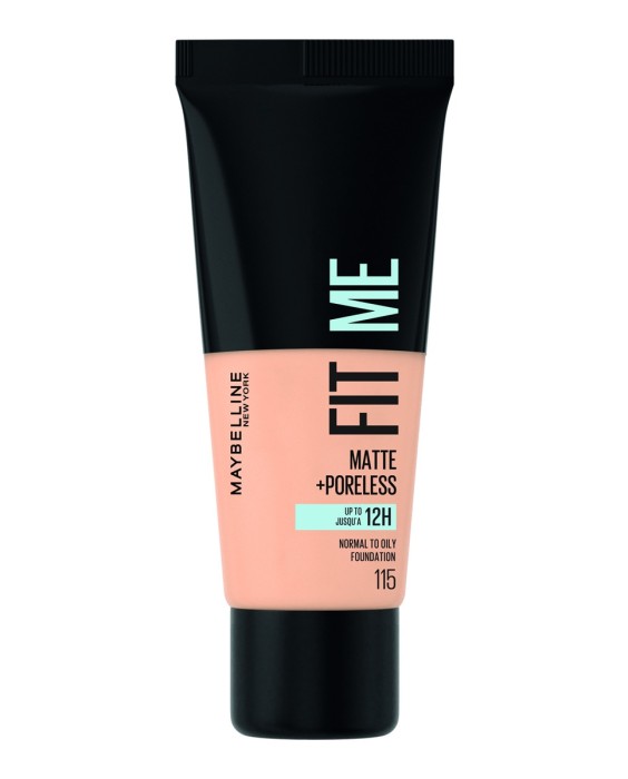 Base de maquillaje  Fit Me mate y afinaporos Maybelline